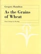As the Grains of Wheat piano sheet music cover